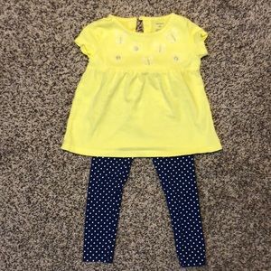 Carter’s Yellow & Navy Set